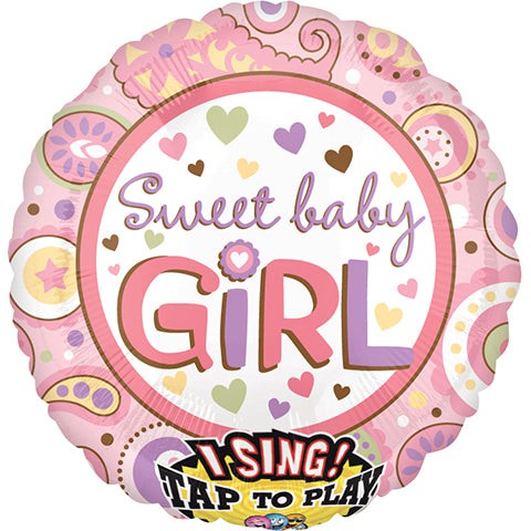 28 inch SWEET BABY GIRL SING-A-TUNE