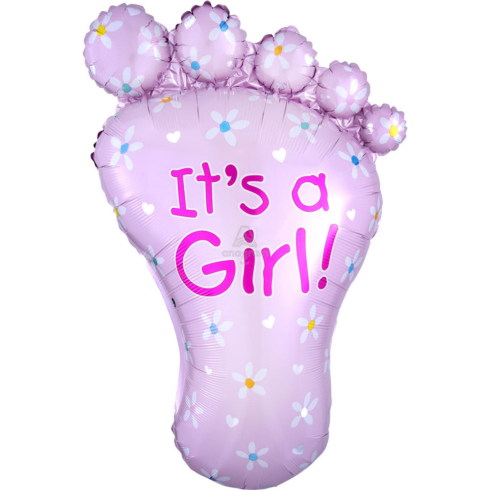 32 inch IT'S A GIRL FOOT