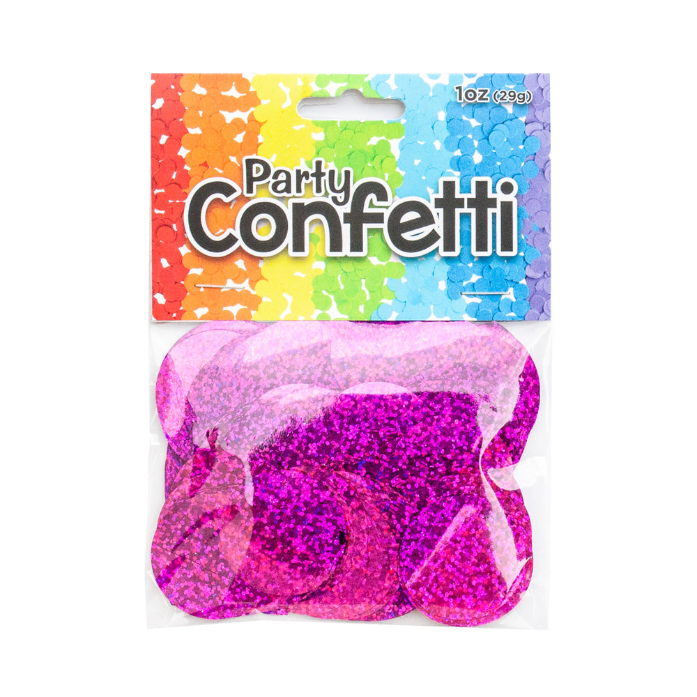 HOLOGRAPHIC CONFETTI - MAGENTA