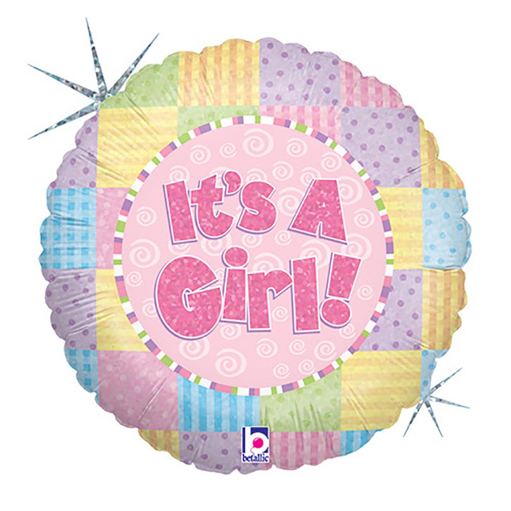 18 inch PATCHWORK BABY GIRL