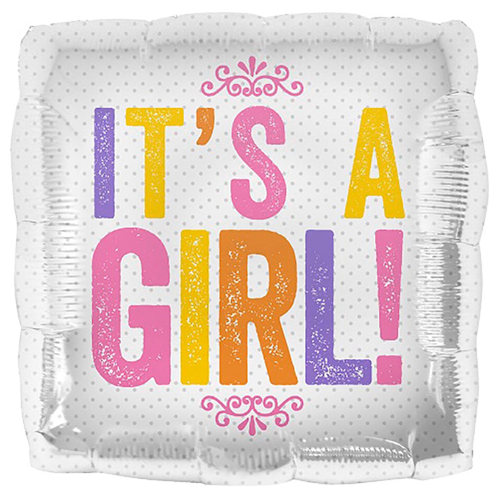 18 inch IT'S A GIRL BLOCK LETTERS
