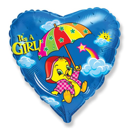 18 inch GIRL RAINBOW DUCK