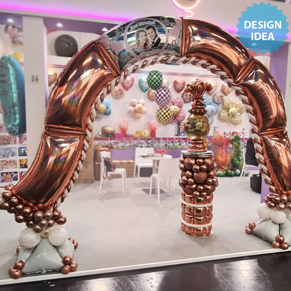 38 inch MODULAR ARCH SHAPED PANEL - BABY PINK