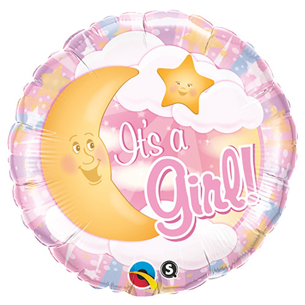 18 inch IT'S A GIRL CELESTIAL PINK