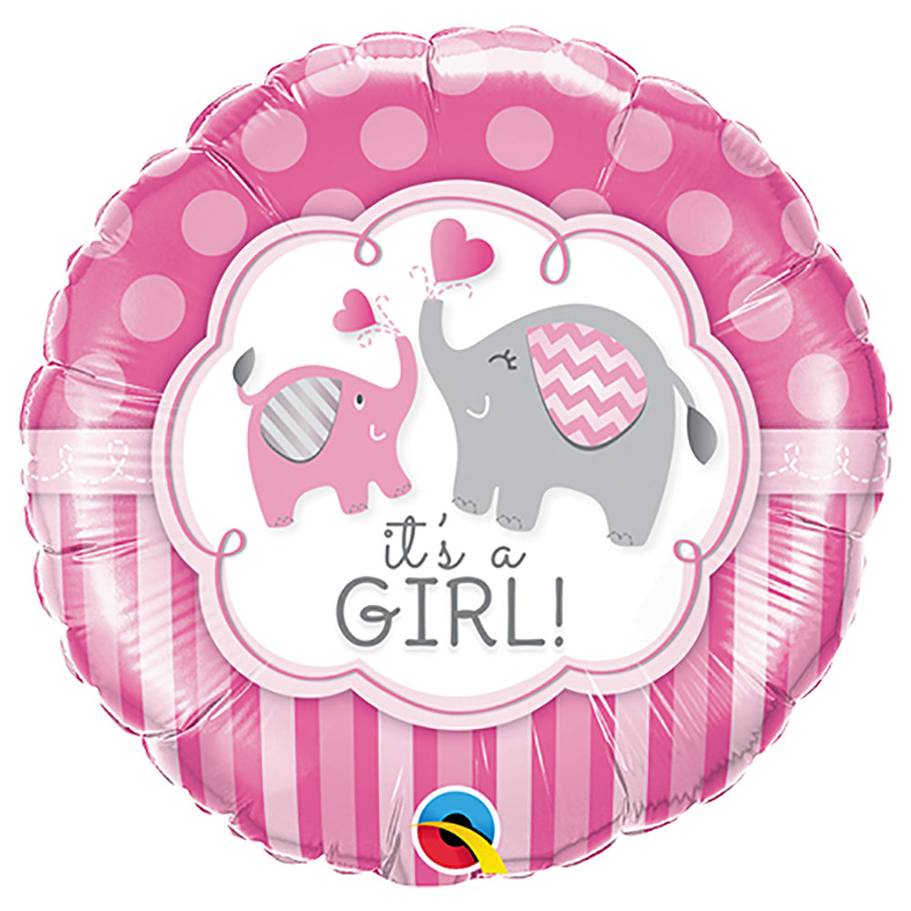 18 inch IT'S A GIRL ELEPHANTS