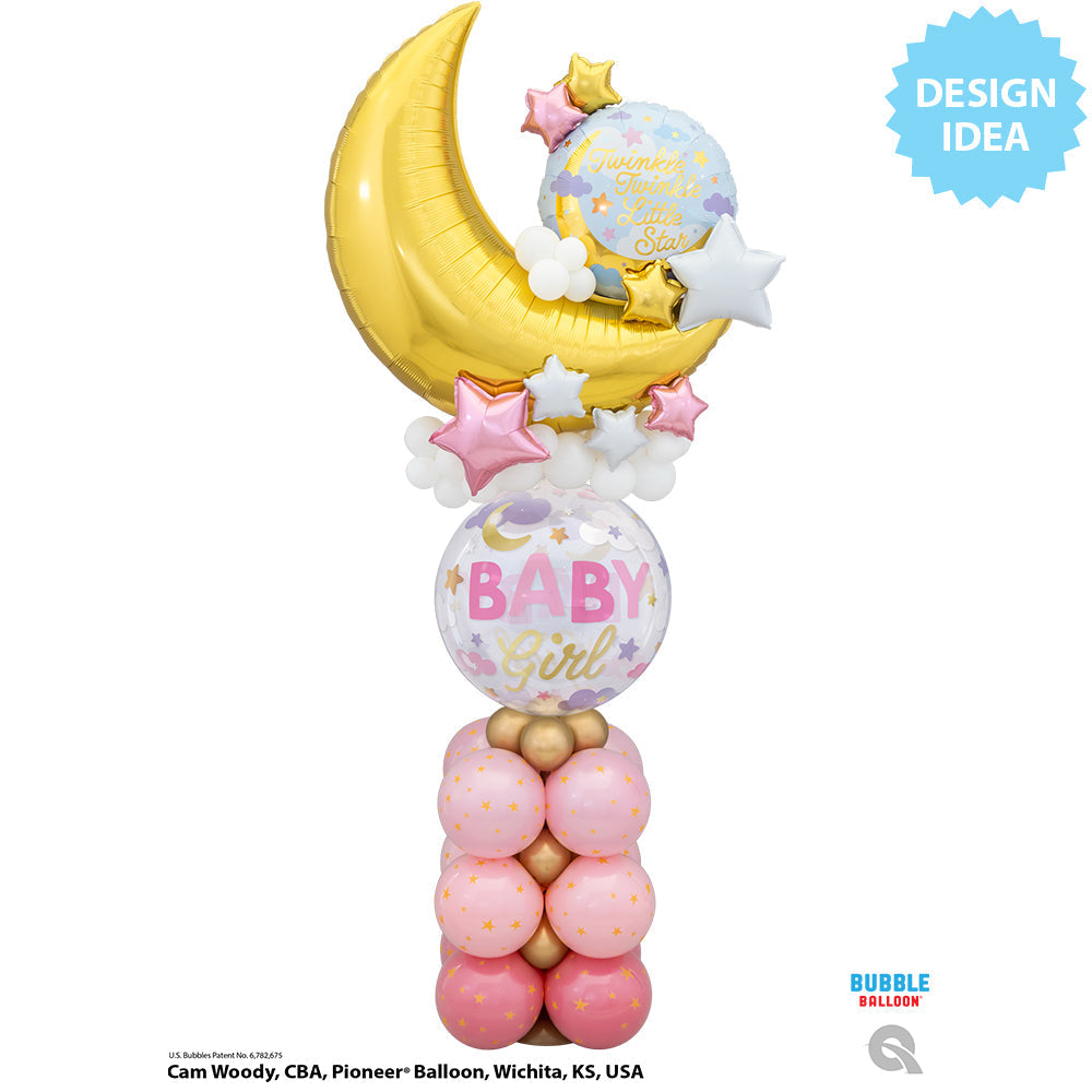 22 inch BUBBLE - BABY GIRL SWEET DREAMS
